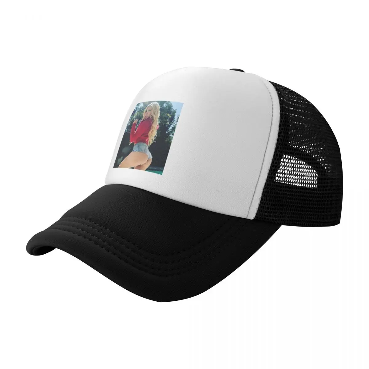 

Kenzie Reeves is wearing jean shorts Baseball Cap Snap Back Hat hiking hat hard hat Baseball For Men Women's