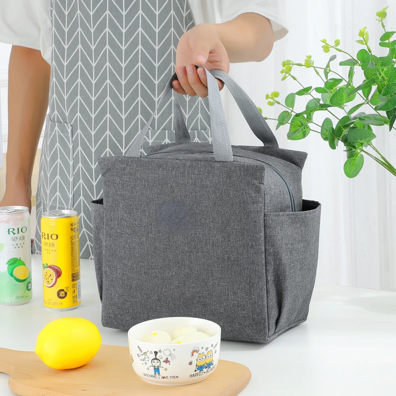 DoublePocket Lunch Bag LargeCapacity Students Go To Work With Meals Thick Aluminum Foil Portable Insulated Box
DoublePocket Lunch Bag LargeCapacity Students Go To Work With Meals Thick Aluminum Foil Portable Insulated Box