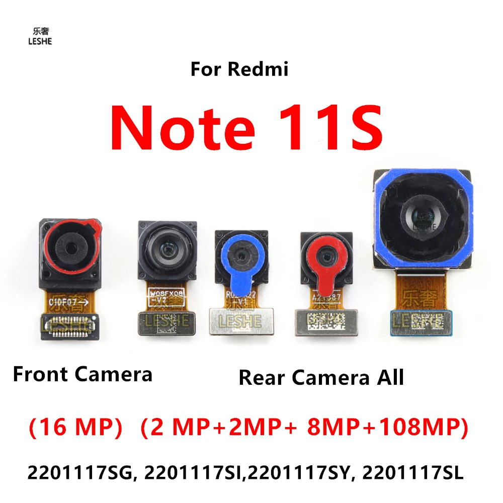 Original Front Back Camera For Xiaomi Redmi Note 11S 108MP Rear Backside Selfie Frontal Facing Camera Module Flex Cable Note11S
Original Front Back Camera For Xiaomi Redmi Note 11S 108MP Rear Backside Selfie Frontal Facing Camera Module Flex Cable Note11S