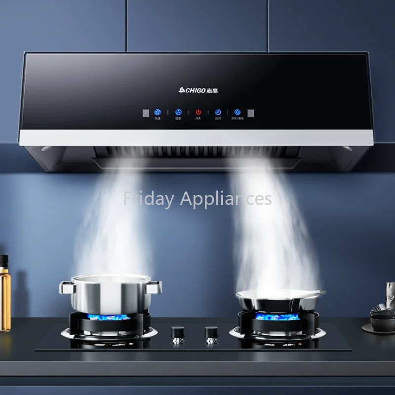 Chigo High Suction Power Exhaust Hood Cookers and Hoods Range Kitchen Built-in Smart Household Appliances
Chigo High Suction Power Exhaust Hood Cookers and Hoods Range Kitchen Built-in Smart Household Appliances