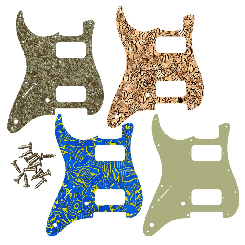 Xinyue Custom Guitar Parts For Left Hand FD US 11 Mounting Screw Hole Standard St HH Guitar Pickguard With Brige Multiple Colors
Xinyue Custom Guitar Parts For Left Hand FD US 11 Mounting Screw Hole Standard St HH Guitar Pickguard With Brige Multiple Colors