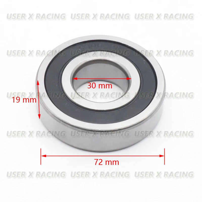 USERX Universal Motorcycle Bearings 6306-2RS 6306 2RS High Quality Durable Secure Waterproof Motorcycle parts
USERX Universal Motorcycle Bearings 6306-2RS 6306 2RS High Quality Durable Secure Waterproof Motorcycle parts