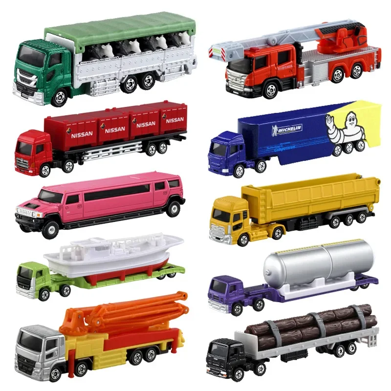 

Takara Tomy Tomica Alloy Diecast Car Toys Model Large Vehicle Series Miniature Business Motor Crane Truck Bus Kids for Boys Gift