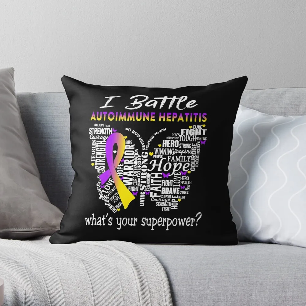 Autoimmune Hepatitis Warrior - I Battle What Is Your Superpower Print Zipper Decorative Pillowcase
Autoimmune Hepatitis Warrior - I Battle What Is Your Superpower Print Zipper Decorative Pillowcase