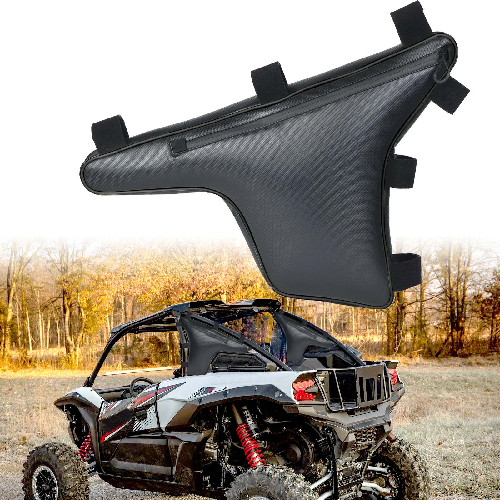 

Goldfire Teryx KRX 1000 Roll Bar Triangle Truss Storage Bag Organize UTV Accessories For Kawasaki Teryx KRX 1000 2020+