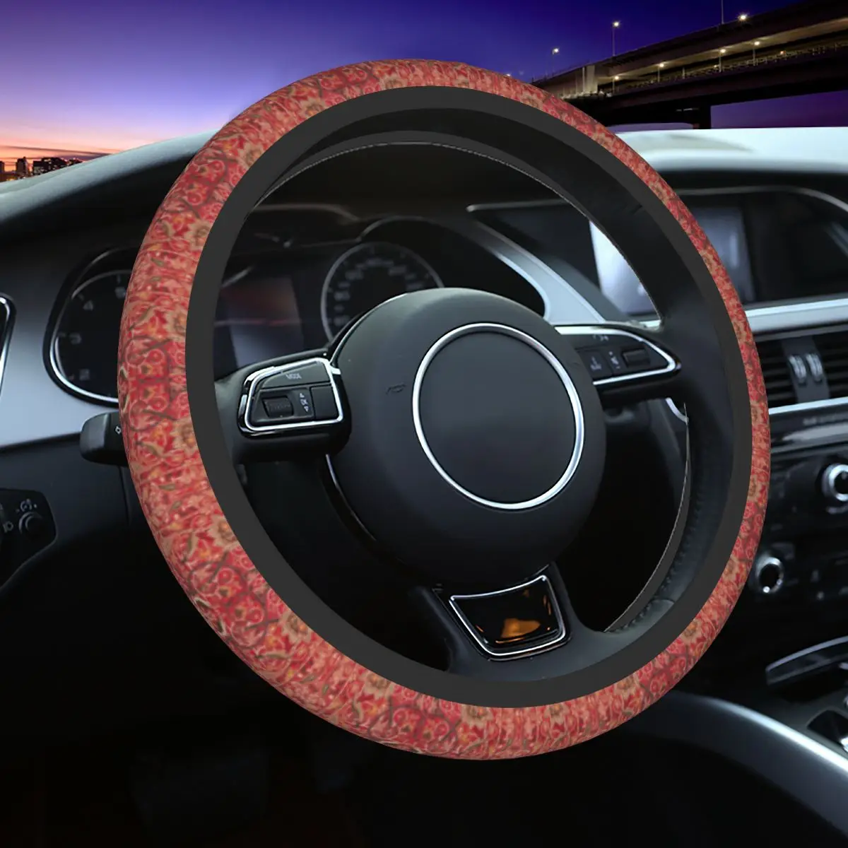 William Morris Car Steering Wheel Cover 37-38 Universal Floral Flowers Auto Steering Wheel Protector Car-styling Car Accessories
William Morris Car Steering Wheel Cover 37-38 Universal Floral Flowers Auto Steering Wheel Protector Car-styling Car Accessories