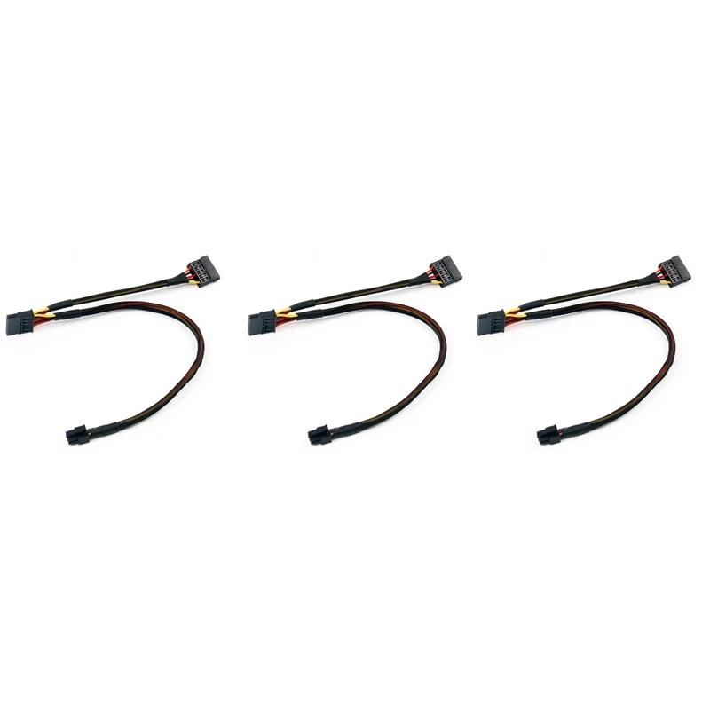 3X Mini 6Pin To 15Pin X2 SATA Power Cable Cord For DELL Vostro 3650 3653 3655 Desktop Computer HDD SSD Expansion Cable
3X Mini 6Pin To 15Pin X2 SATA Power Cable Cord For DELL Vostro 3650 3653 3655 Desktop Computer HDD SSD Expansion Cable
