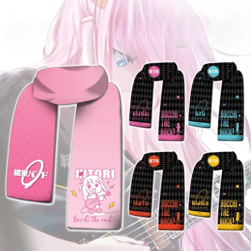 BOCCHI THE ROCK GotohHitori Yamada Ryo Ijichi Nijika Kita Ikuyo Scarf Plus Velvet To Keep Warm Skin-friendly Anime Cute Cartoon
BOCCHI THE ROCK GotohHitori Yamada Ryo Ijichi Nijika Kita Ikuyo Scarf Plus Velvet To Keep Warm Skin-friendly Anime Cute Cartoon