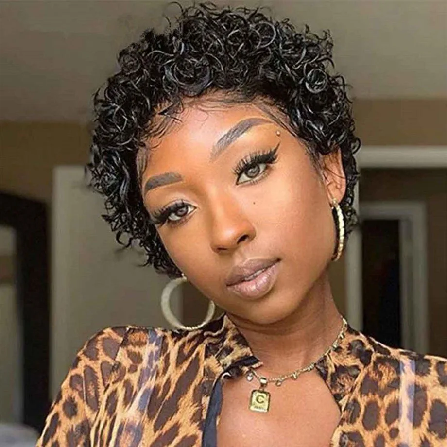 Pixie Cut Wig 13x1 Lace Frontal Wigs Human Hair Short Water Wave Short Bob Wigs For Black Women Curly Lace Front Human Hair Wig
Pixie Cut Wig 13x1 Lace Frontal Wigs Human Hair Short Water Wave Short Bob Wigs For Black Women Curly Lace Front Human Hair Wig