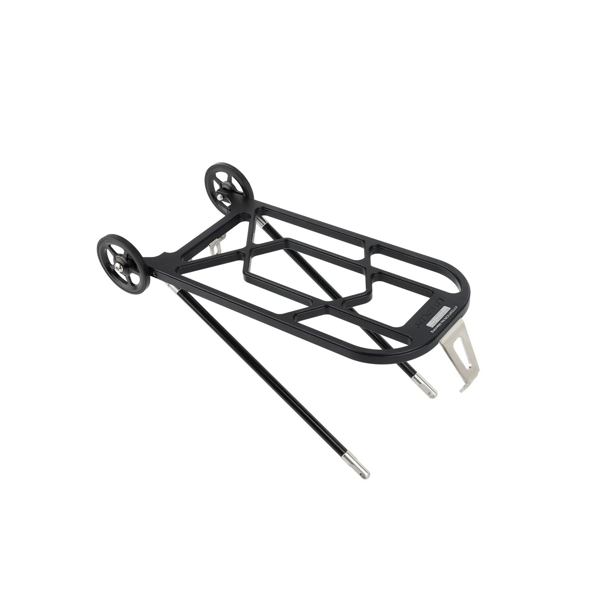 for Folding Bicycle Rear Shelf Aluminum Alloy with Easy Wheel Folding Bicycle Rear Rack,Black
for Folding Bicycle Rear Shelf Aluminum Alloy with Easy Wheel Folding Bicycle Rear Rack,Black