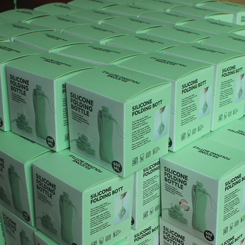 Silicone folding water cup portable cup outdoor sports travel water bottle telescopic cup casual cup folding water bottle gift Silicone folding water cup portable cup outdoor sports travel water bottle telescopic cup casual cup folding water bottle gift