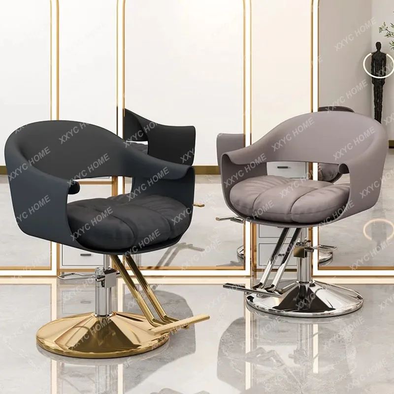 

Портативный парикмахерский стул, удобное кресло для красоты, дизайнерская мебель для парикмахерской