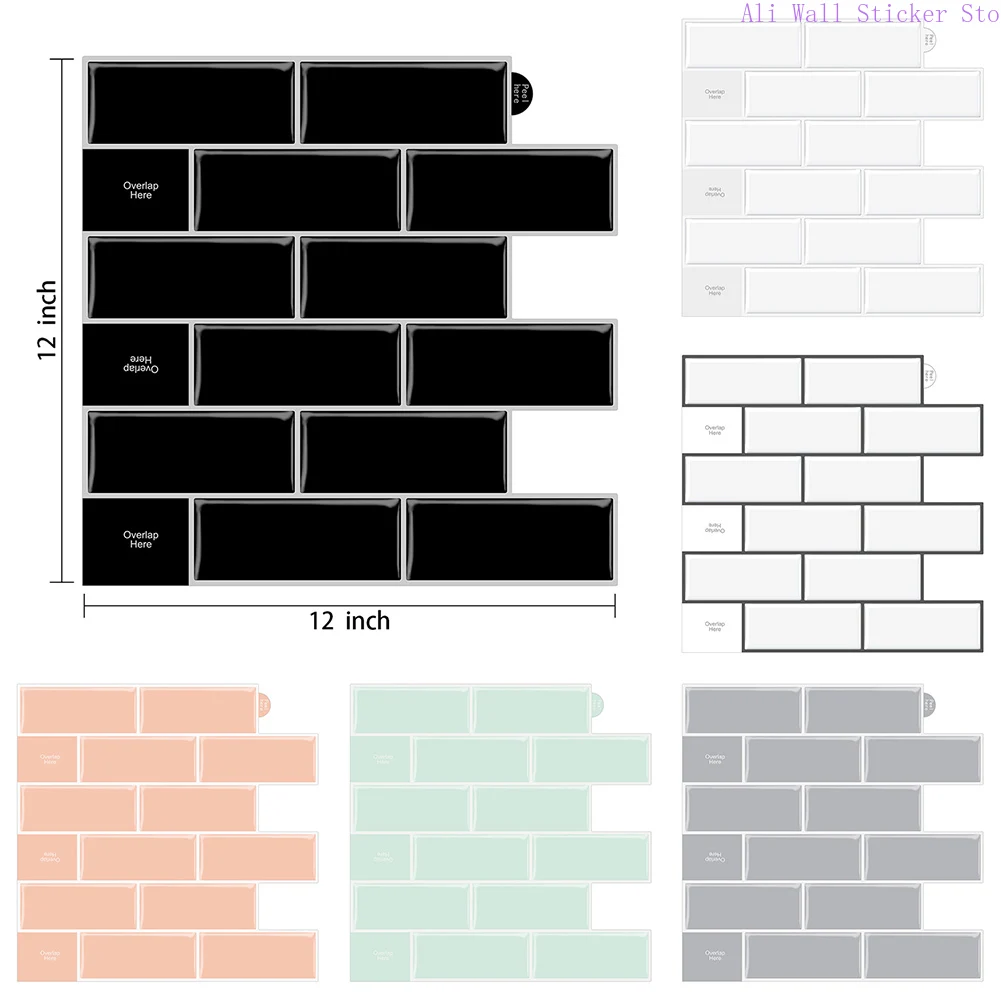 1pc Wall Sticker Self-Adhesive Epoxy Mosaic Tiles Stickers Stick On Kitchen Home Wall Decor 12X12inch Waterproof Oil Resistant
1pc Wall Sticker Self-Adhesive Epoxy Mosaic Tiles Stickers Stick On Kitchen Home Wall Decor 12X12inch Waterproof Oil Resistant