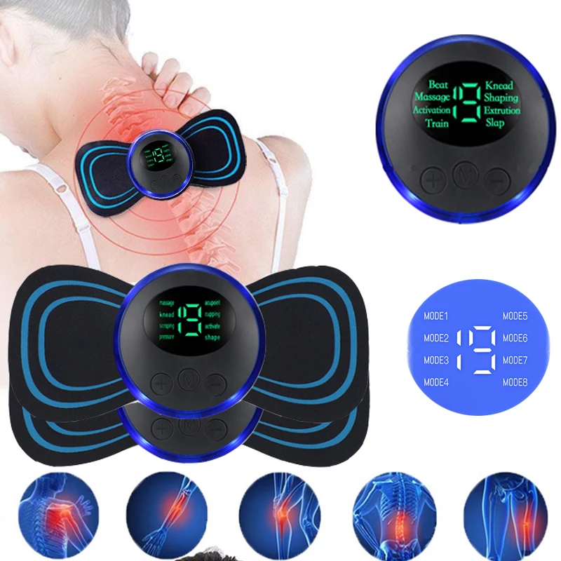 1-10PCS LCD Display EMS Electric Neck Massage USB Rechargeable Cervical Neck Back Patch Muscle Stimulator Portable Relief Pain
1-10PCS LCD Display EMS Electric Neck Massage USB Rechargeable Cervical Neck Back Patch Muscle Stimulator Portable Relief Pain