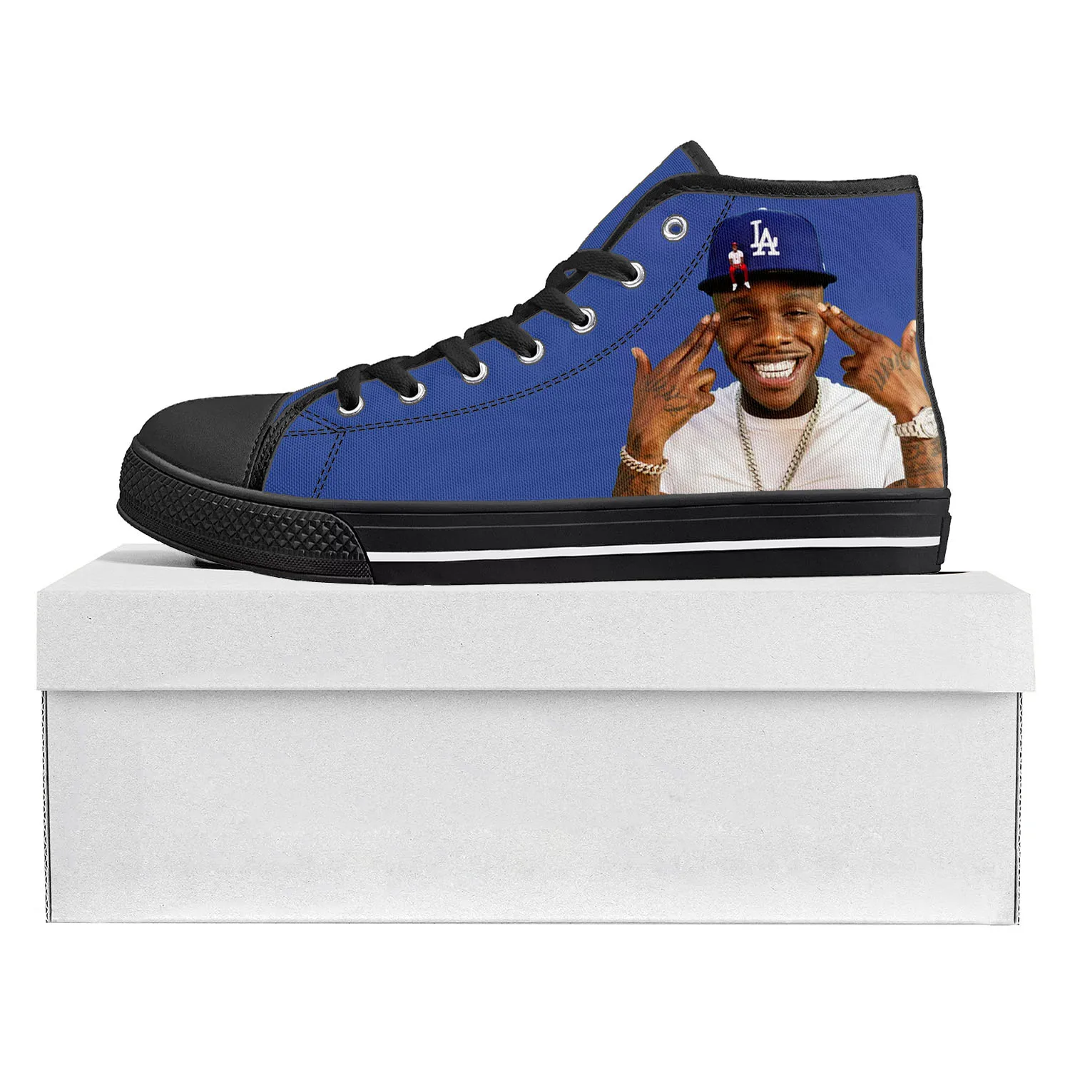 DaBaby Rapper Music Pop Blue High Top High Quality Sneakers Mens Womens Teenager Canvas Sneaker Casual Couple Shoes Custom Shoe
DaBaby Rapper Music Pop Blue High Top High Quality Sneakers Mens Womens Teenager Canvas Sneaker Casual Couple Shoes Custom Shoe