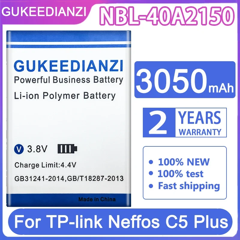 

3050mAh NBL-40A2150 NBL40A2150 Replacement Battery For TP-LINK Neffos C5 Plus C5Plus Mobile Phone Batteria + Tracking Number