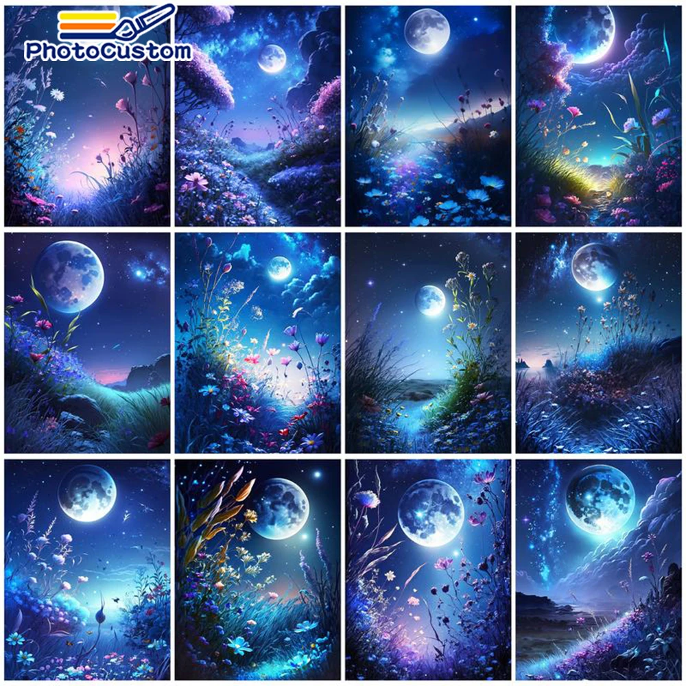 PhotoCustom 60x75cm Painting By Numbers Nightscape For Adults 50x65cm DIY Room Wall Art Pictures By Number Home Decoration Gift
PhotoCustom 60x75cm Painting By Numbers Nightscape For Adults 50x65cm DIY Room Wall Art Pictures By Number Home Decoration Gift