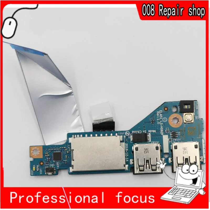 For Lenovo Laptop (ideapad) S540-14IWL/S540-14API/S540-14IWL Touch Adapter Board usb Card Reader Board LS-H082P 5c50s24890
For Lenovo Laptop (ideapad) S540-14IWL/S540-14API/S540-14IWL Touch Adapter Board usb Card Reader Board LS-H082P 5c50s24890