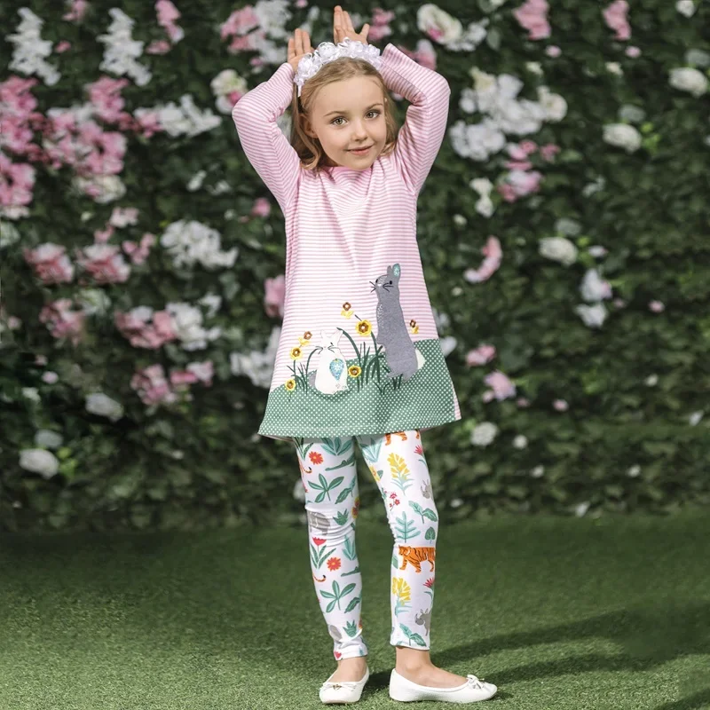 تنورة قطنية بأكمام طويلة للأطفال ، فستان مطرز للبنات ، فساتين كرتونية للأطفال ، كاجوال تنورة قطنية بأكمام طويلة للأطفال ، فستان مطرز للبنات ، فساتين كرتونية للأطفال ، كاجوال