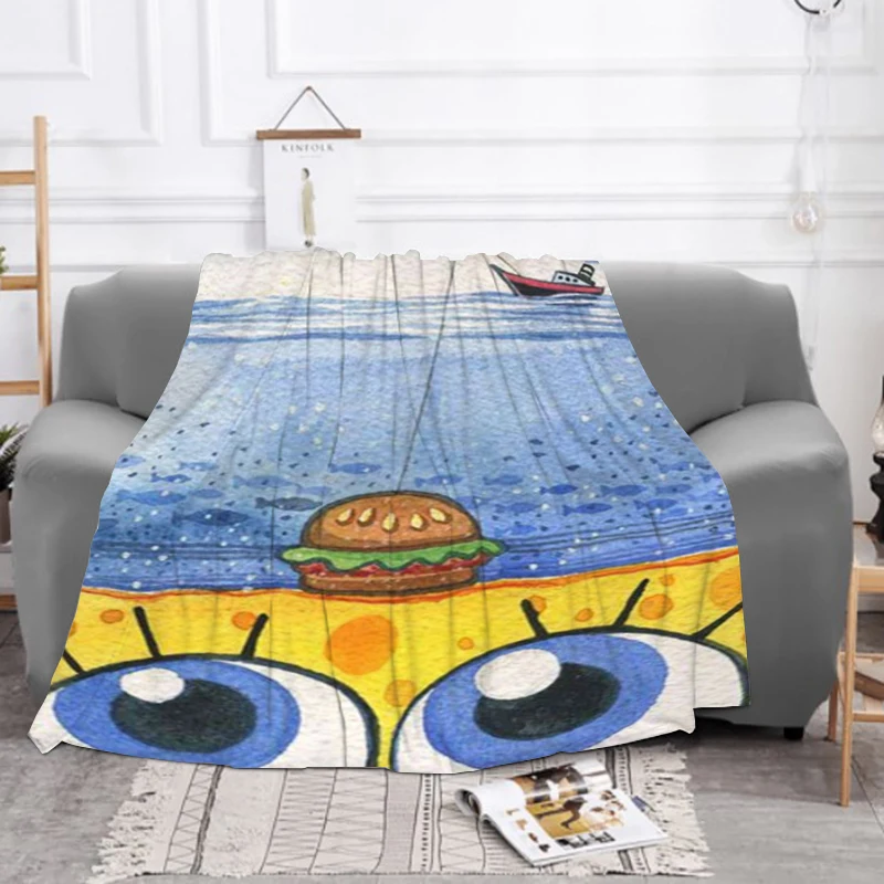 Sofa Blankets & Throws Cartoon Cute SpongeBobs Nap Blanket Furry Machine Washable Winter Throw Fluffy Soft Bed Baby Fleece Beds
Sofa Blankets & Throws Cartoon Cute SpongeBobs Nap Blanket Furry Machine Washable Winter Throw Fluffy Soft Bed Baby Fleece Beds