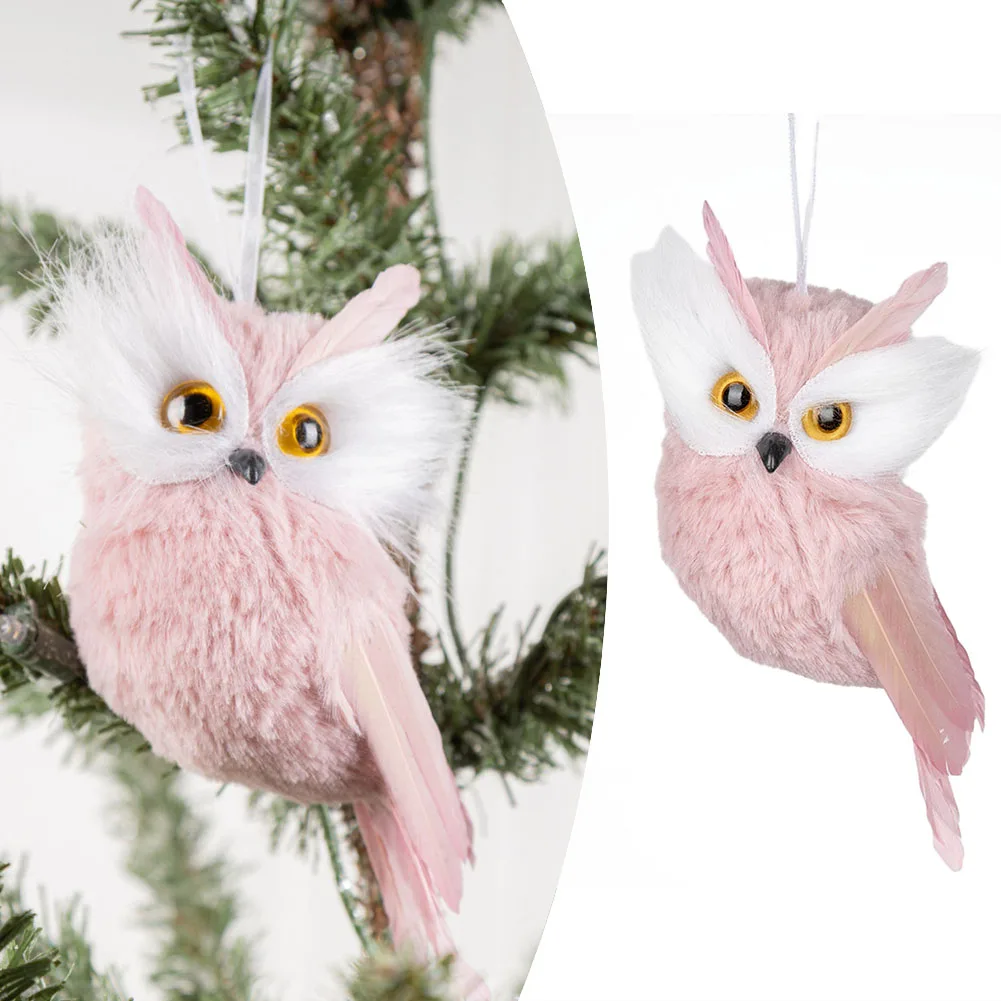 Artificial Pink Owl Realistic Bird Christmas Ornament Simulation Glittered Bird Xmas Hanging Tree Pendants Christmas Supplies
Artificial Pink Owl Realistic Bird Christmas Ornament Simulation Glittered Bird Xmas Hanging Tree Pendants Christmas Supplies