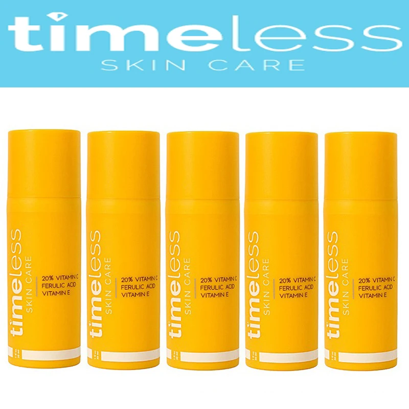 5PCS Timeless Serum Skin Care 20% Vitamin C Vitamin E + Ferulic Acid Serum Lightweight Non-Greasy Formula Brighten Restore
5PCS Timeless Serum Skin Care 20% Vitamin C Vitamin E + Ferulic Acid Serum Lightweight Non-Greasy Formula Brighten Restore