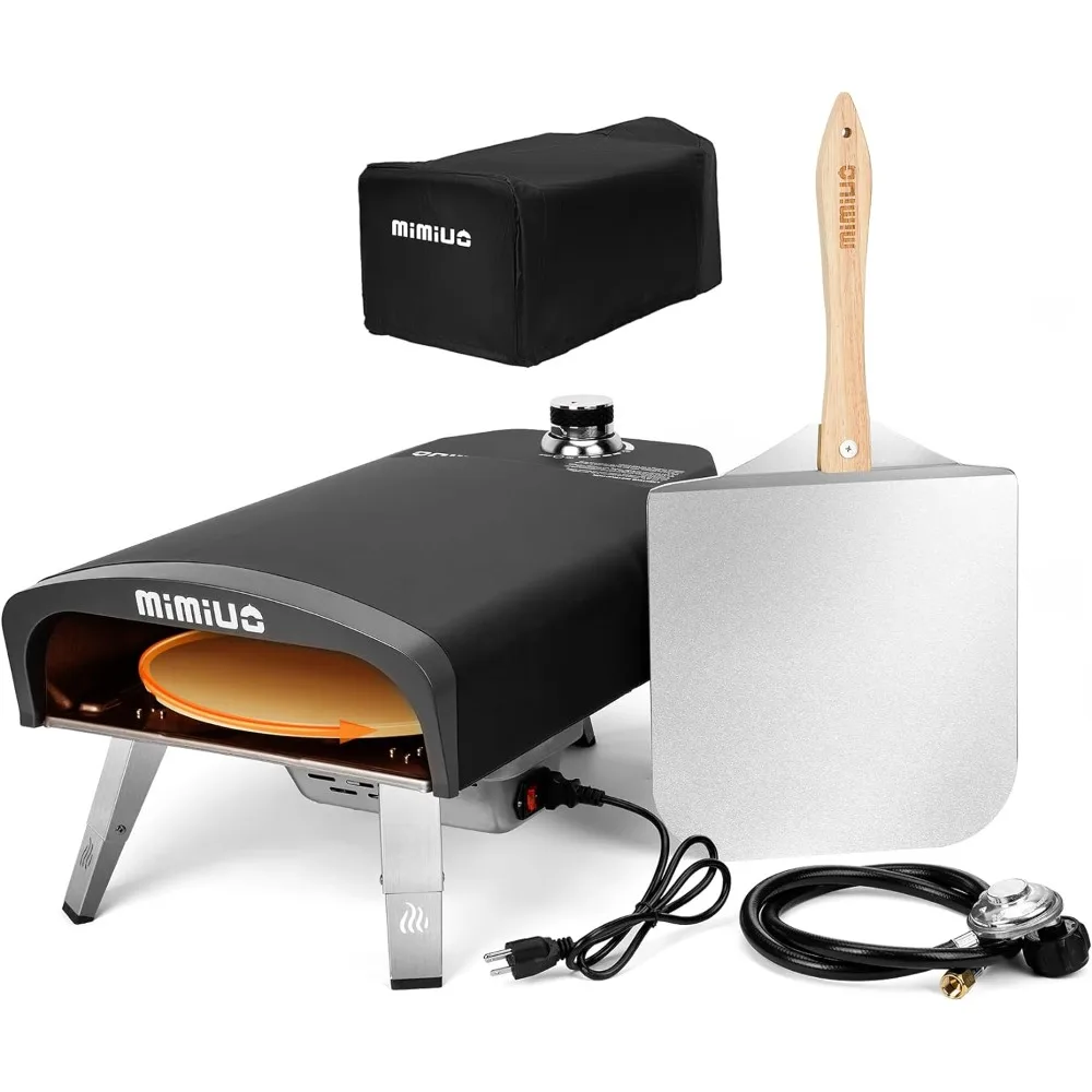 Outdoor Gas Pizza Oven with Automatic Rotating Pizza Stone - 14 Inch Portable Propane Pizza Ovens for Outside Freight free
Outdoor Gas Pizza Oven with Automatic Rotating Pizza Stone - 14 Inch Portable Propane Pizza Ovens for Outside Freight free