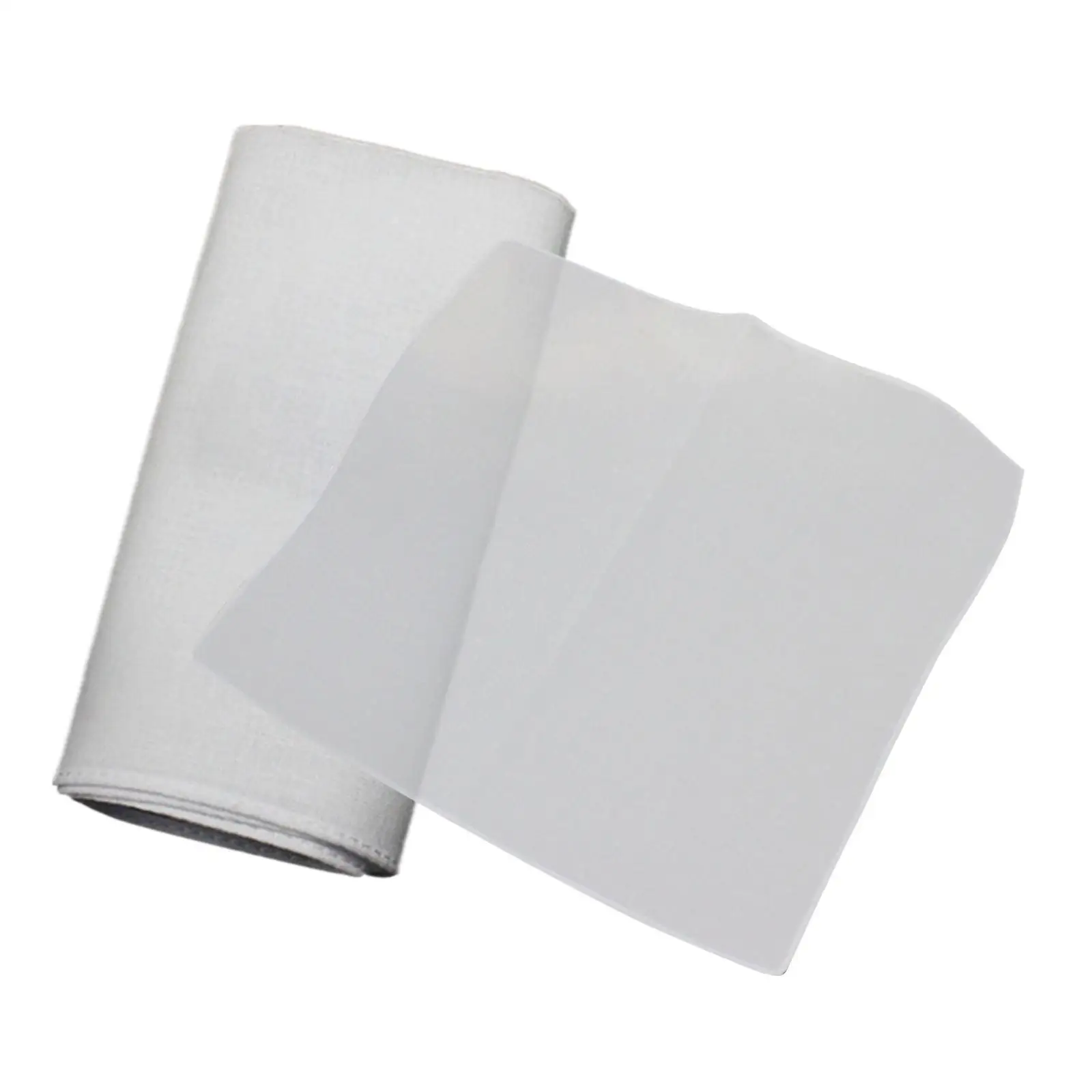 

10x Solid White Handkerchiefs Pocket Squares for Men Women Soft 42S White Hankies Men's Handkerchiefs for Dyeing DIY Crafts
