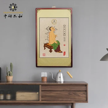 포틴 자오선 프레임, 전통 중국 의학, 건강 약국 장식, 전통 중국 의학, 문화 벽 차트