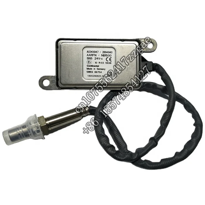 

Nitrogen Oxide Sensor 2894940 For 5WK96675A DAF Truck 4954222 4984577 2871979 2894940 5462436