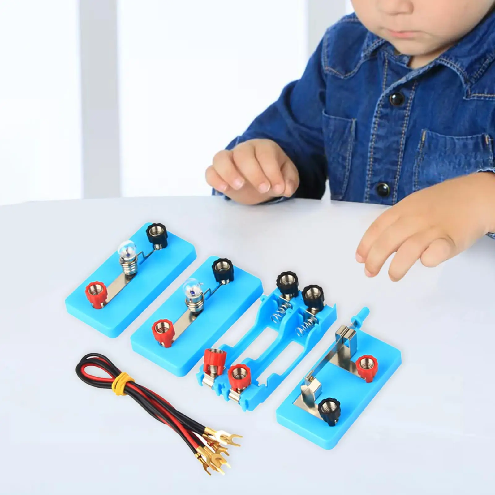 Детские электрические схемы, Обучающие наборы с лампочками, базовое искусственное обучение для проектов «сделай сам», детский креативный подарок для детей 
Детские электрические схемы, Обучающие наборы с лампочками, базовое искусственное обучение для проектов «сделай сам», детский креативный подарок для детей