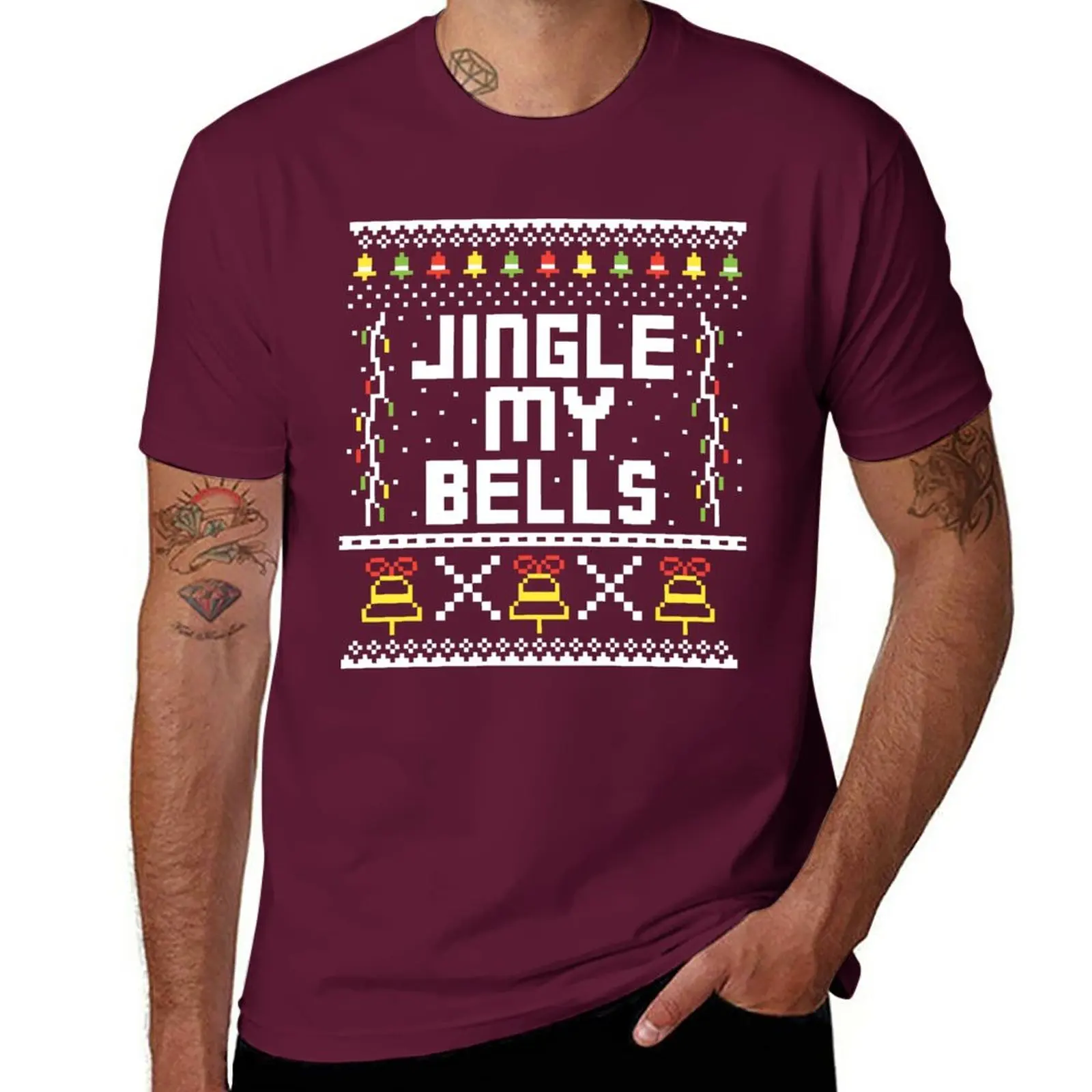 JINGLE MY BELLS T-Shirt boys t shirts sweat shirt custom t shirts design your own anime funny t shirts for men
JINGLE MY BELLS T-Shirt boys t shirts sweat shirt custom t shirts design your own anime funny t shirts for men