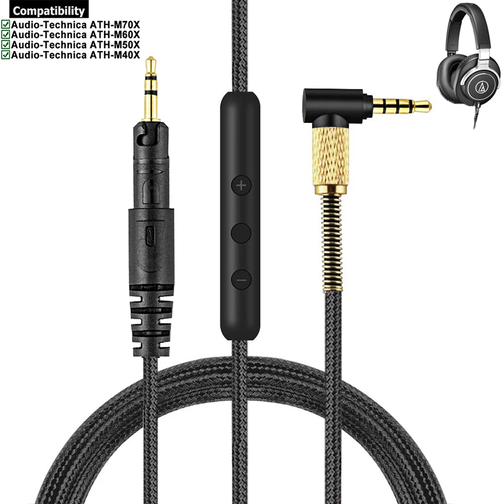 OFC Replacement Cable Extension Cord for Audio Technica ATH-M70X ATH-M60X ATH-M50X ATH-M40X ATH M70X M60X M50X M40X Headphones
OFC Replacement Cable Extension Cord for Audio Technica ATH-M70X ATH-M60X ATH-M50X ATH-M40X ATH M70X M60X M50X M40X Headphones