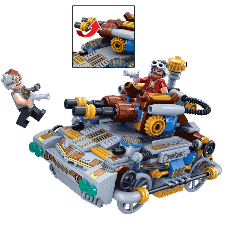 New Creative Assembly Building Blocks Steam Age Shark Aircraft Train Toy Gifts for Men and Children
New Creative Assembly Building Blocks Steam Age Shark Aircraft Train Toy Gifts for Men and Children