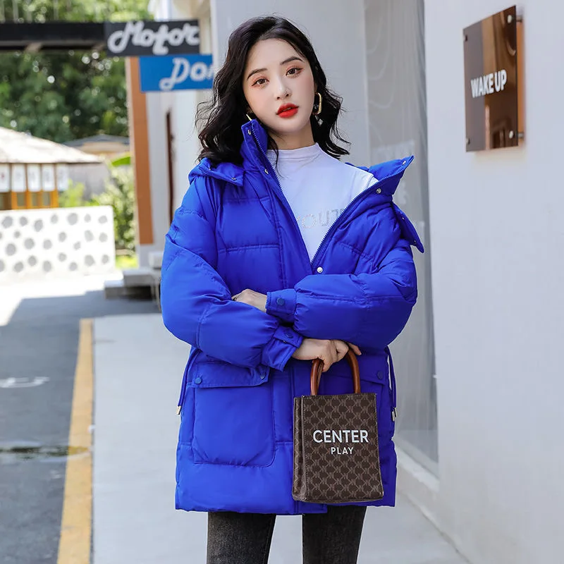 New Fashion Winter Clothes For Women's Jacket Mid length Cotton Coat Warm Casual Hooded Ladies Jackets
New Fashion Winter Clothes For Women's Jacket Mid length Cotton Coat Warm Casual Hooded Ladies Jackets