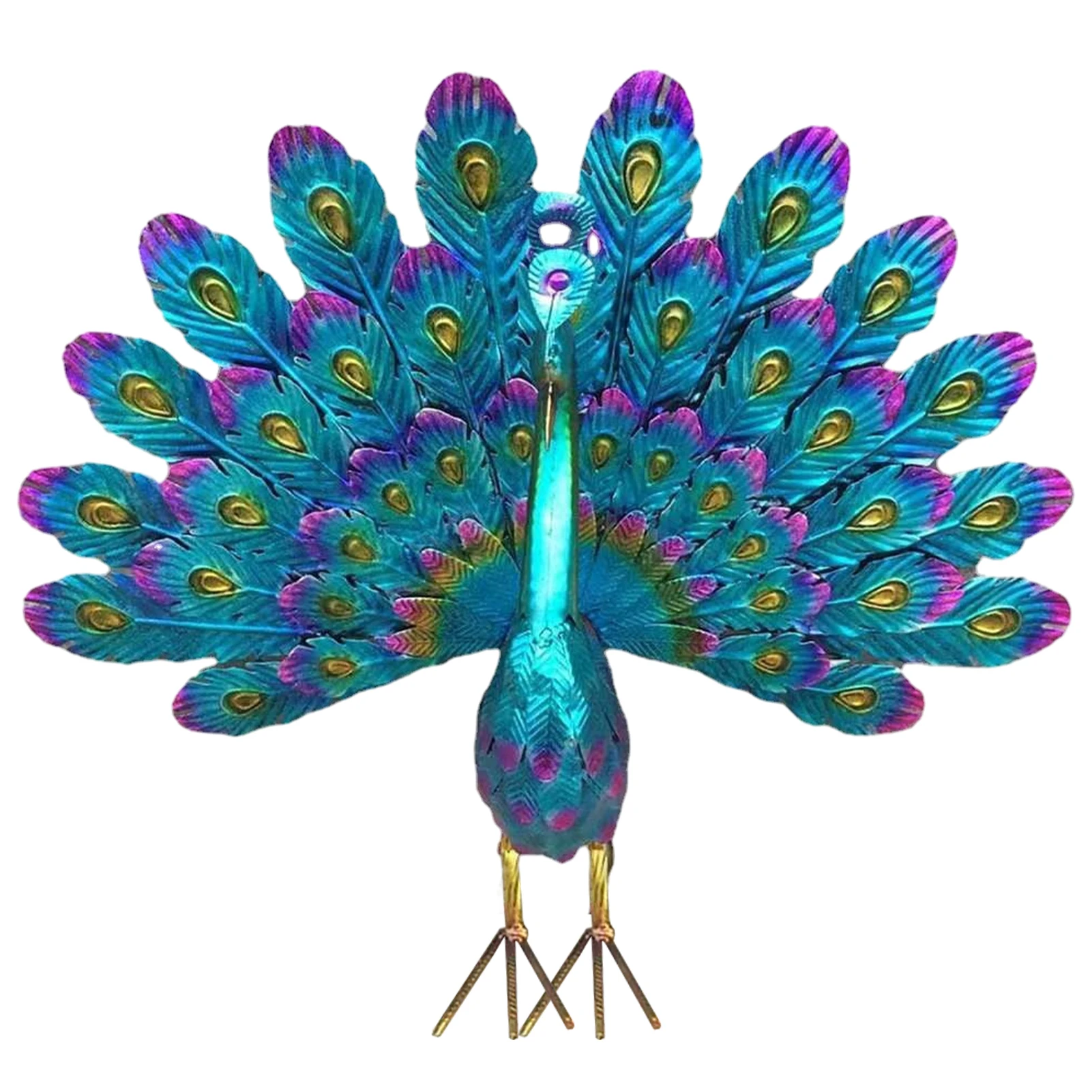 Realistic DIY Art Garden Statue Metal Outdoor Yard Tail Gift Porch Beautiful Peacock Crafts Lawn Decoration
Realistic DIY Art Garden Statue Metal Outdoor Yard Tail Gift Porch Beautiful Peacock Crafts Lawn Decoration