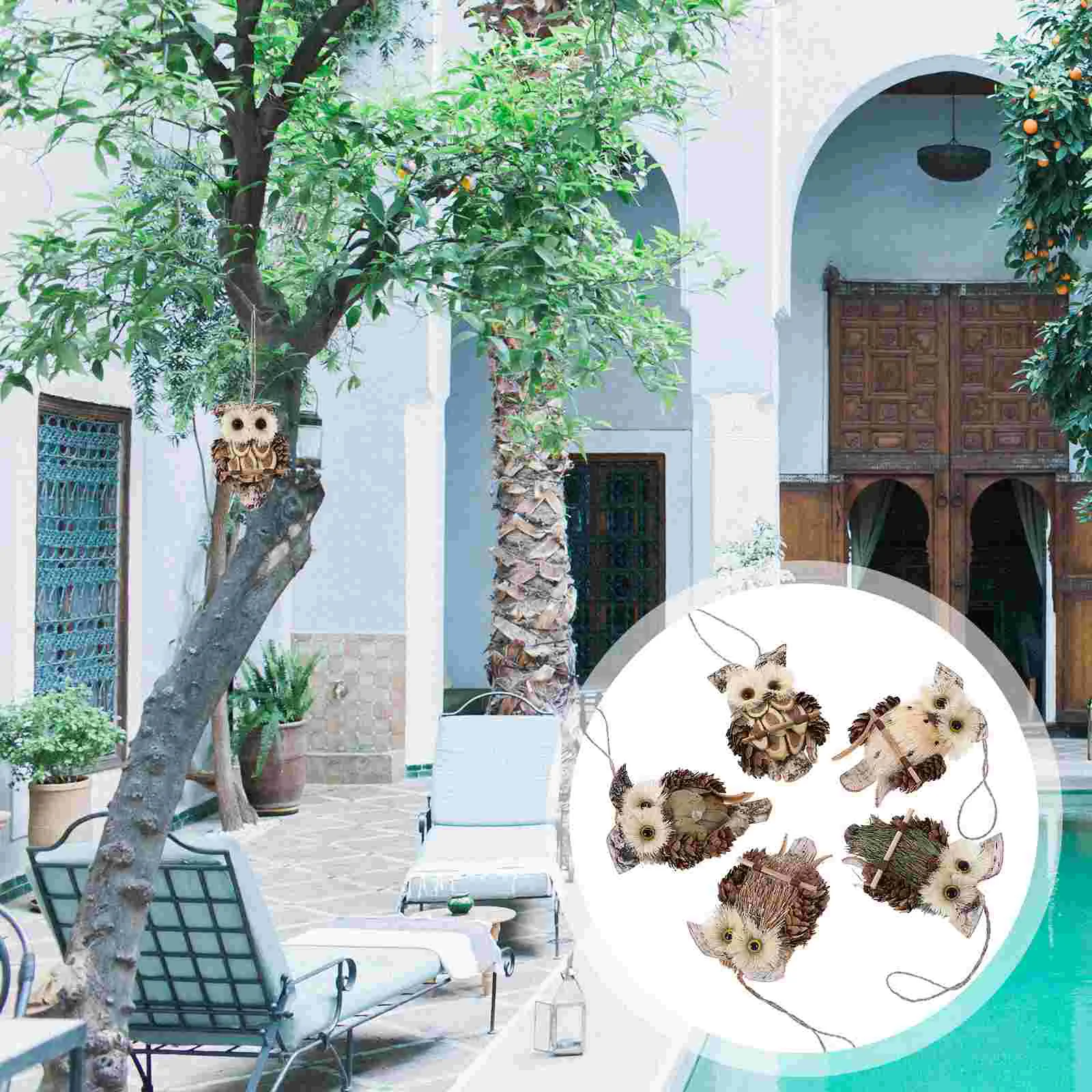 5 Pcs Wood Slices Wall Decor Hanging Ornament Household Decoration Owl Sculpture Statue
5 Pcs Wood Slices Wall Decor Hanging Ornament Household Decoration Owl Sculpture Statue