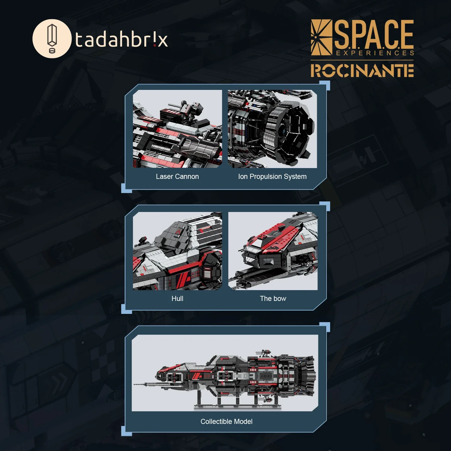 6395PCS War Rocinante Battleship Model Building Blocks Space Rocket Spaceship Bricks Desktop Decoration Toy Kids Holiday Gifts 6395PCS War Rocinante Battleship Model Building Blocks Space Rocket Spaceship Bricks Desktop Decoration Toy Kids Holiday Gifts
