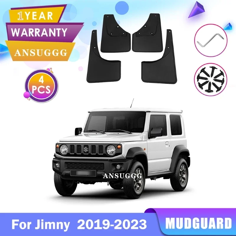 Mudguard For Suzuki Jimny Sierra JB74 JB64 2019-2023 2022 Mud Flaps Splash Guards MudFlap Car Accessories Wheels Fender 4Pcs
Mudguard For Suzuki Jimny Sierra JB74 JB64 2019-2023 2022 Mud Flaps Splash Guards MudFlap Car Accessories Wheels Fender 4Pcs
