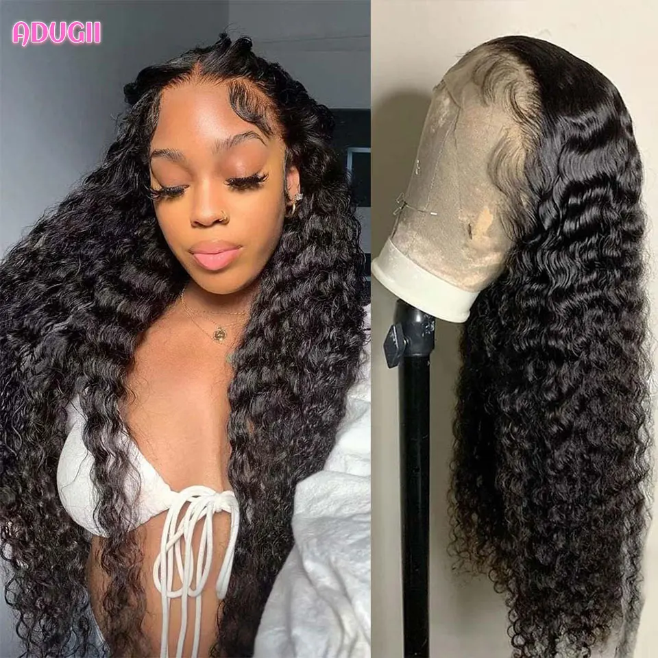 Deep Wave Frontal Wig 13x4 HD Lace Front Human Hair Wig Water Kinky loose Curly Lace Closure Wig For Women Brazilian Baby Hair
Deep Wave Frontal Wig 13x4 HD Lace Front Human Hair Wig Water Kinky loose Curly Lace Closure Wig For Women Brazilian Baby Hair