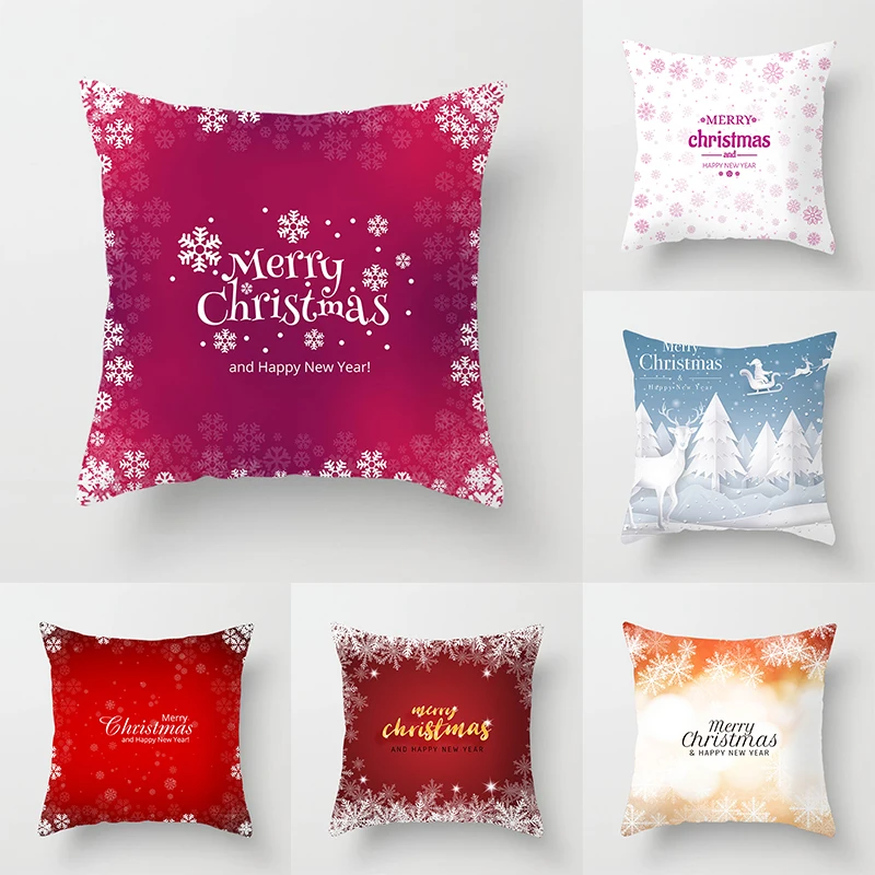 Christmas home pillowcases printed bed decoration cushion covers decorative
Christmas home pillowcases printed bed decoration cushion covers decorative