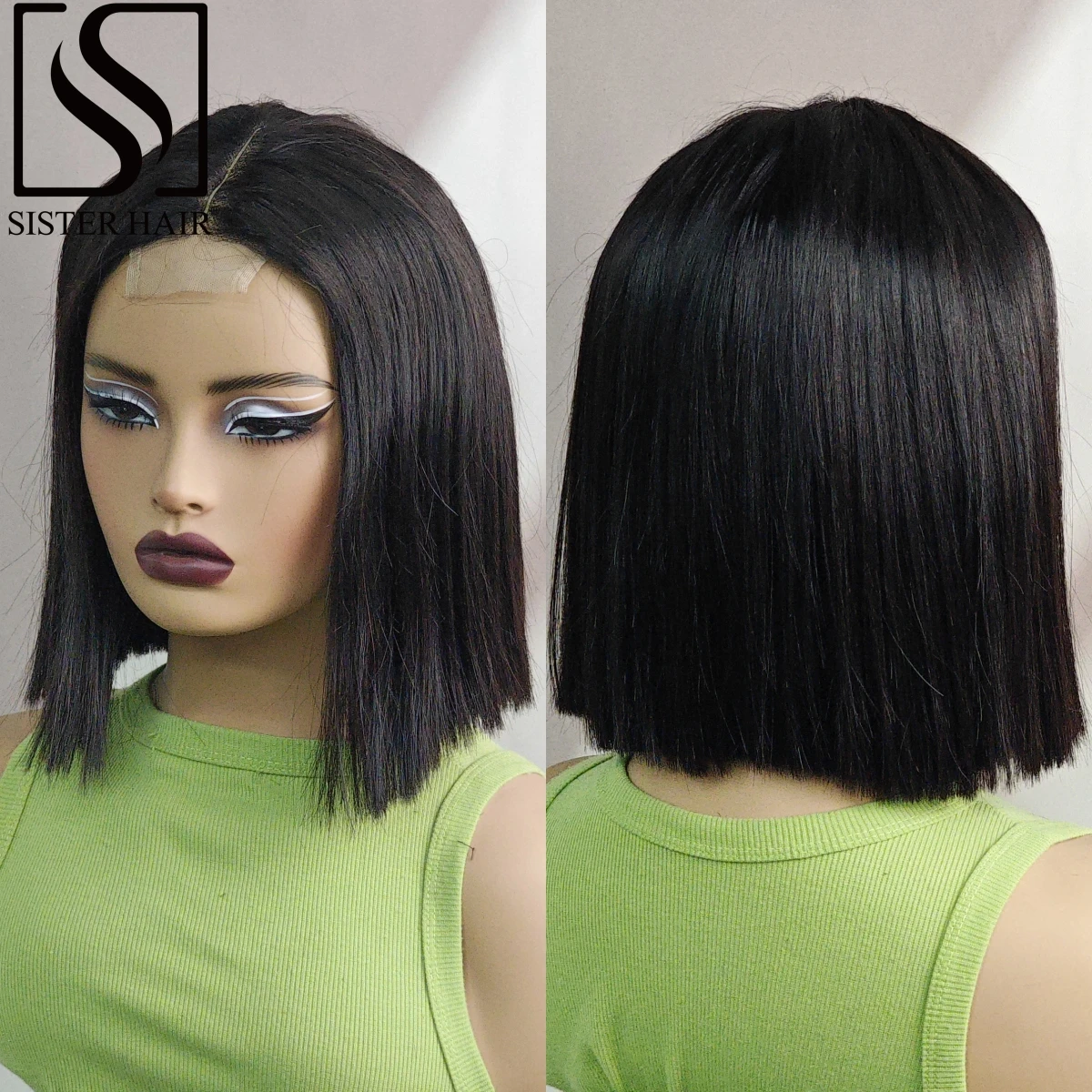 180% Density Natural Color Straight Bob Wig Human Hair Wig 2x6 Lace Short Straight Colored Bob Wig PrePlucked Brazilian Hair Wig
180% Density Natural Color Straight Bob Wig Human Hair Wig 2x6 Lace Short Straight Colored Bob Wig PrePlucked Brazilian Hair Wig