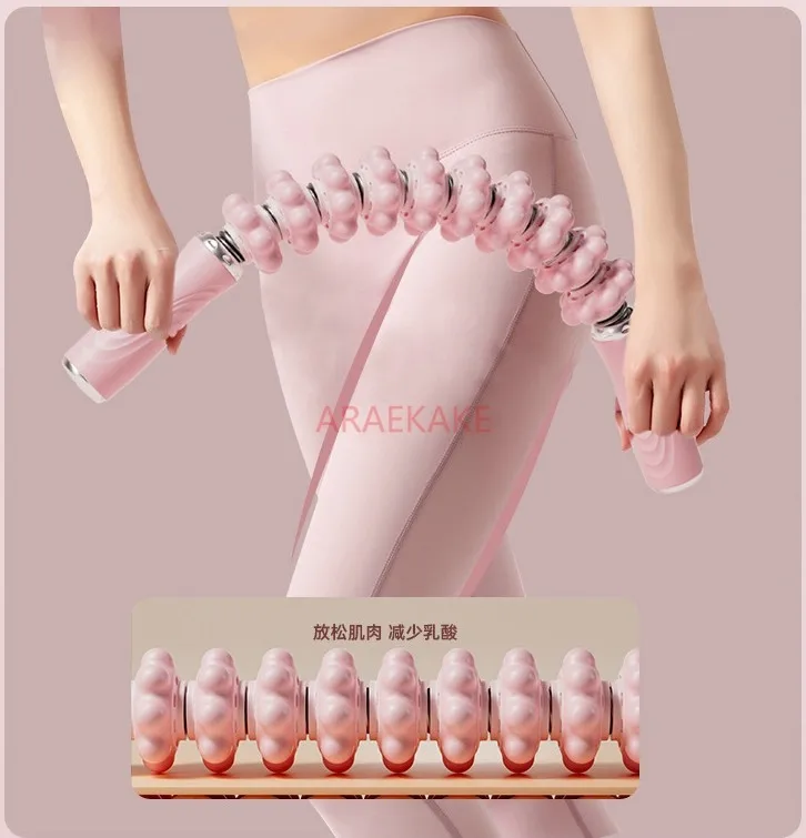 Wolf Tooth Stick can bend massage stick, exercise muscles, relax, roll legs, roll calves, yoga, and fascia massager
Wolf Tooth Stick can bend massage stick, exercise muscles, relax, roll legs, roll calves, yoga, and fascia massager