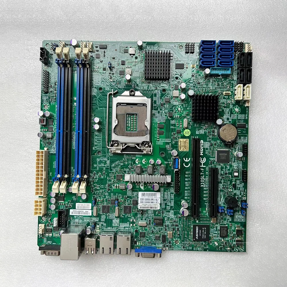X10SL7-F For Supermicro Server Motherboard E3-1200 v3/v4 4th Gen Core i3 DDR3 LGA1150
X10SL7-F For Supermicro Server Motherboard E3-1200 v3/v4 4th Gen Core i3 DDR3 LGA1150
