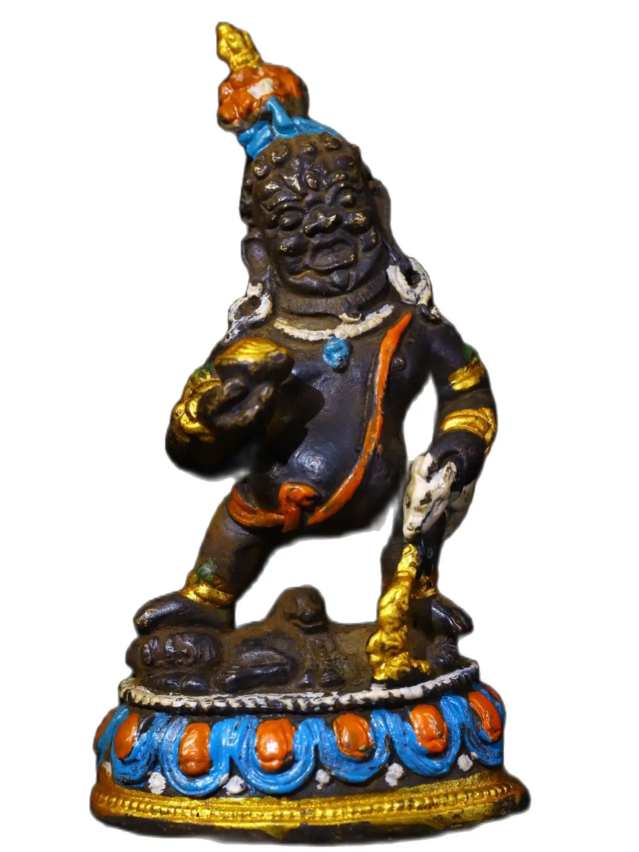 Collect Tibetan Buddhism Handmade Old Copper Black Jambhala statue,Home Decor Metal Crafts,Height 9cm,Width 5cm
Collect Tibetan Buddhism Handmade Old Copper Black Jambhala statue,Home Decor Metal Crafts,Height 9cm,Width 5cm