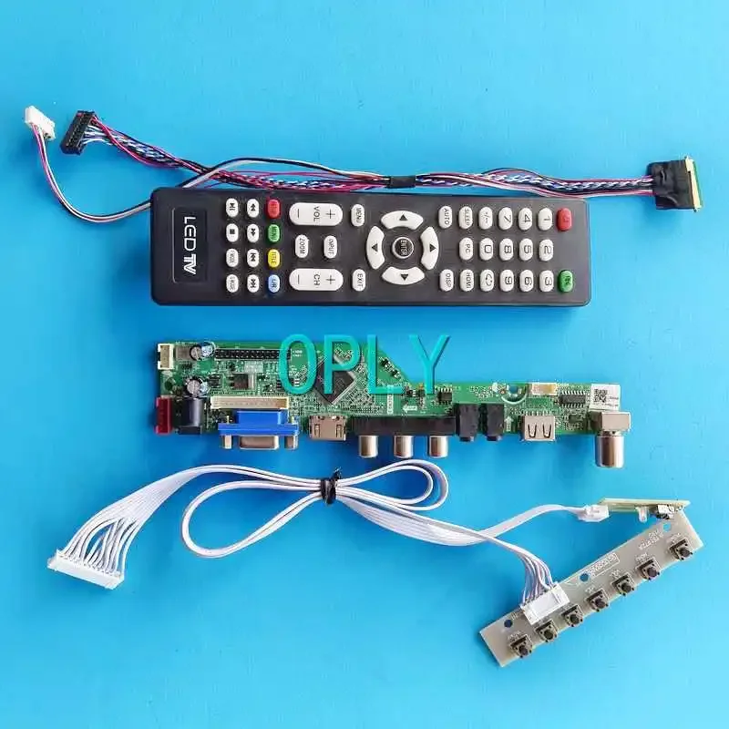 TV Analog LCD Panel Controller Board Fit B125XW01 B125XW02 LP125WH2 1366*768 LVDS 40Pin 12.5" HDMI-Compatible VGA USB RF DIY Kit
TV Analog LCD Panel Controller Board Fit B125XW01 B125XW02 LP125WH2 1366*768 LVDS 40Pin 12.5" HDMI-Compatible VGA USB RF DIY Kit