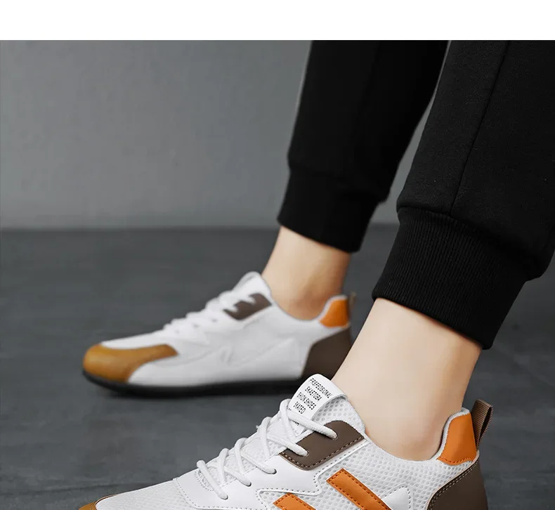 Men's Breathable Summer Sporty Casual Shoes Lightweight Versatile Soft Bottom Single Shoes PVC Outsole round Toe Non-Leather Men's Breathable Summer Sporty Casual Shoes Lightweight Versatile Soft Bottom Single Shoes PVC Outsole round Toe Non-Leather