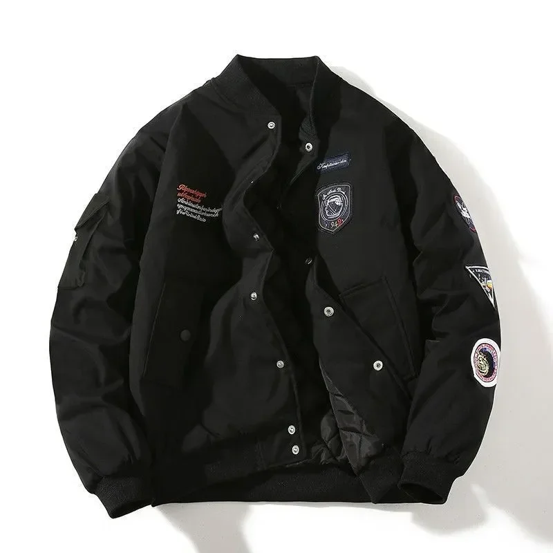 Autumn and winter thick embroidery trendy men jackets baseball uniforms couples bomber jackets casual loose gothic y2k jackets
Autumn and winter thick embroidery trendy men jackets baseball uniforms couples bomber jackets casual loose gothic y2k jackets