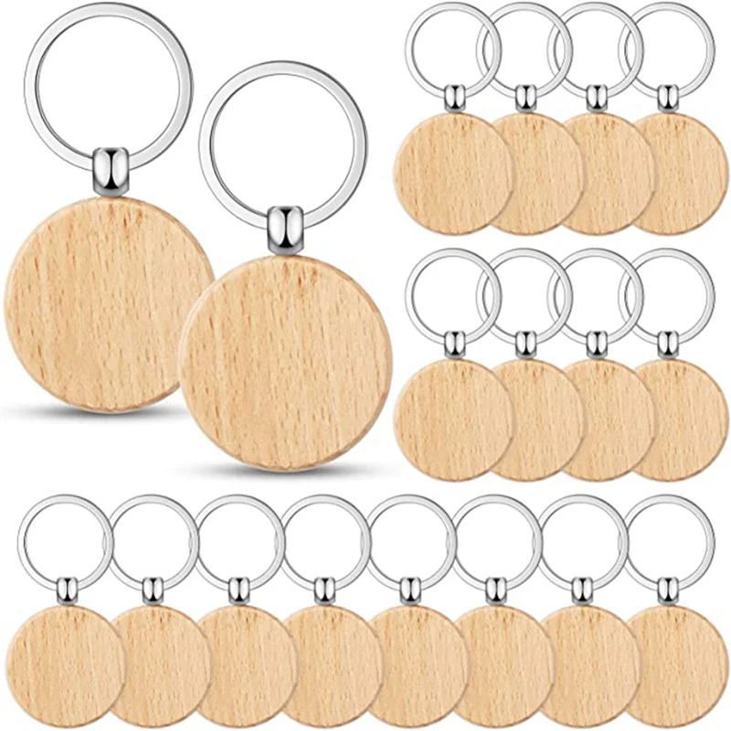 50 Pieces Blank Wooden Key Tag Key Engraving Blanks Unfinished Wood Keychain Key Ring Key Tags for DIY Crafts,Round
50 Pieces Blank Wooden Key Tag Key Engraving Blanks Unfinished Wood Keychain Key Ring Key Tags for DIY Crafts,Round