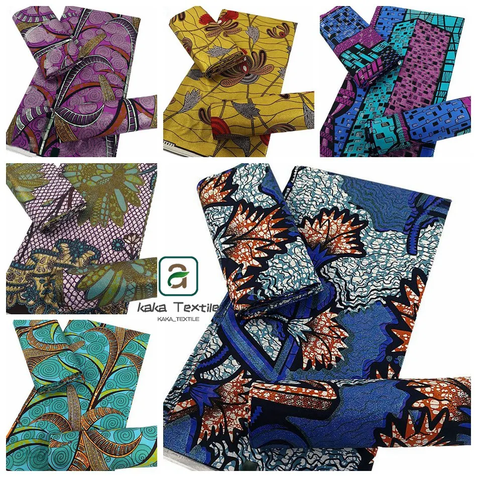 African Grand Wax Fabric Ankara Pagne Glitter Batik Stuff 100%Cotton Soft Loincloth Nigerian Tissu Golden Prints New For Wedding
African Grand Wax Fabric Ankara Pagne Glitter Batik Stuff 100%Cotton Soft Loincloth Nigerian Tissu Golden Prints New For Wedding